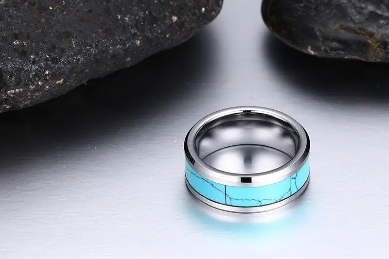 BAGUE MILITAIRE - BLEU DE JADE (CÉRAMIQUE) - Image 5