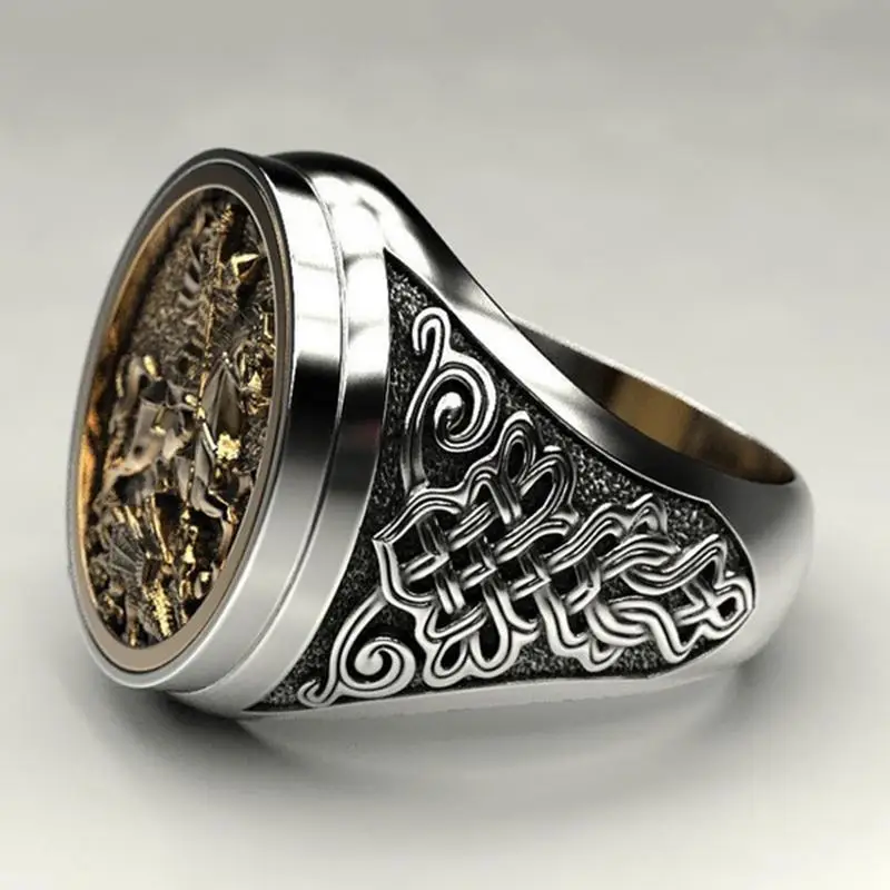 BAGUE MILITAIRE - CHEVALIER IMPITOYABLE (ARGENT) - Image 4