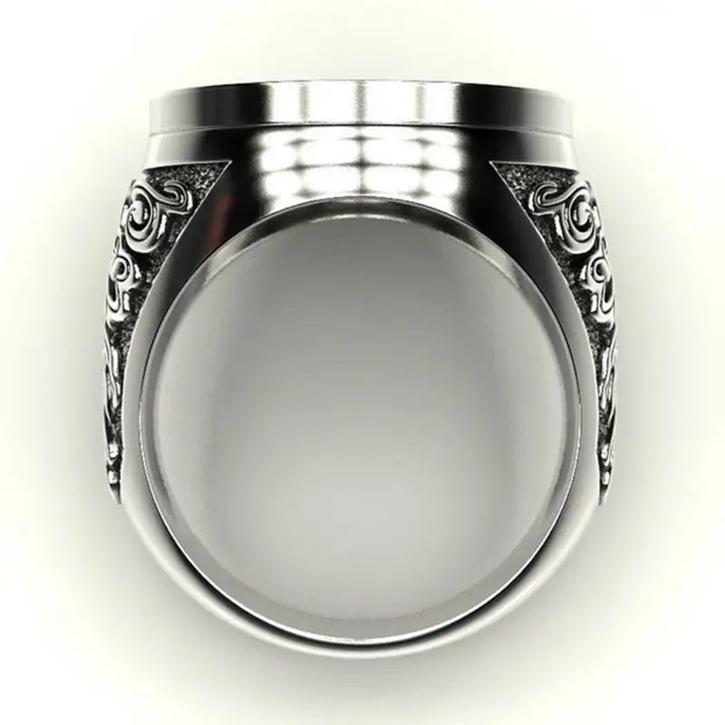 BAGUE MILITAIRE - CHEVALIER IMPITOYABLE (ARGENT) - Image 8