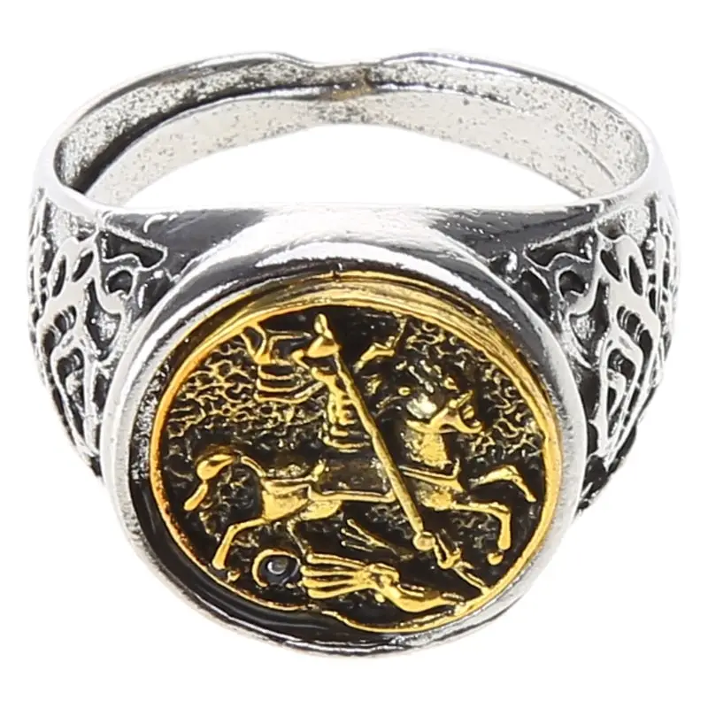 BAGUE MILITAIRE - CHEVALIER IMPITOYABLE (ARGENT) - Image 9