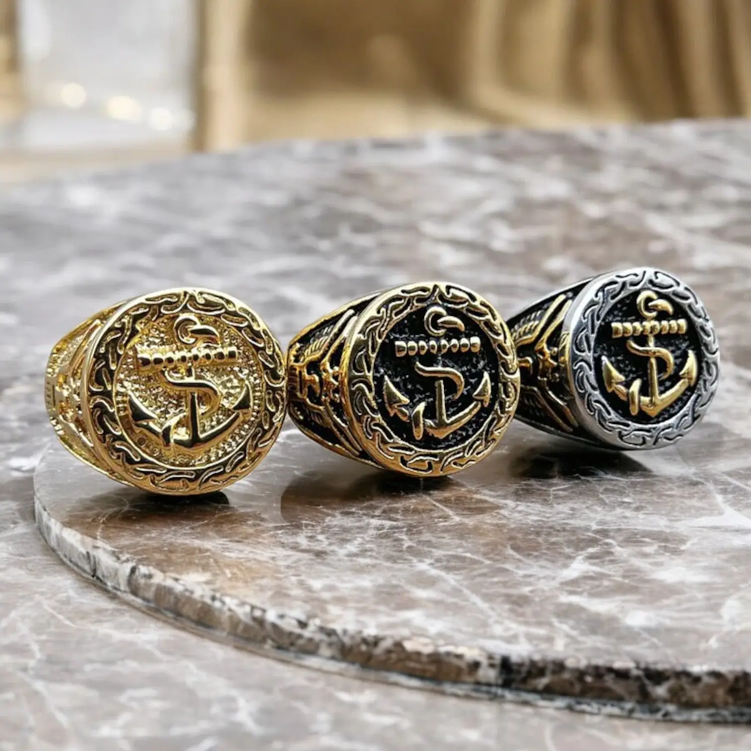 BAGUE MILITAIRE - GÉNÉRAL AMÉRICAIN (OR) - Image 9