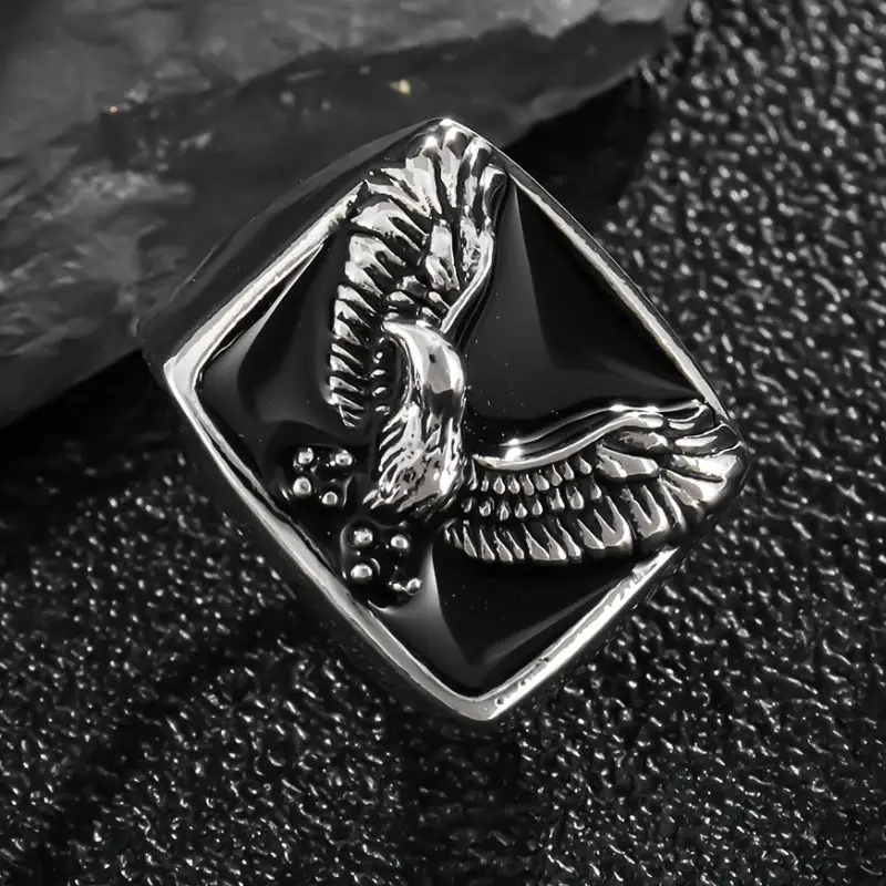 BAGUE MILITAIRE MARINE FRANCAISE (ARGENT) - Image 4