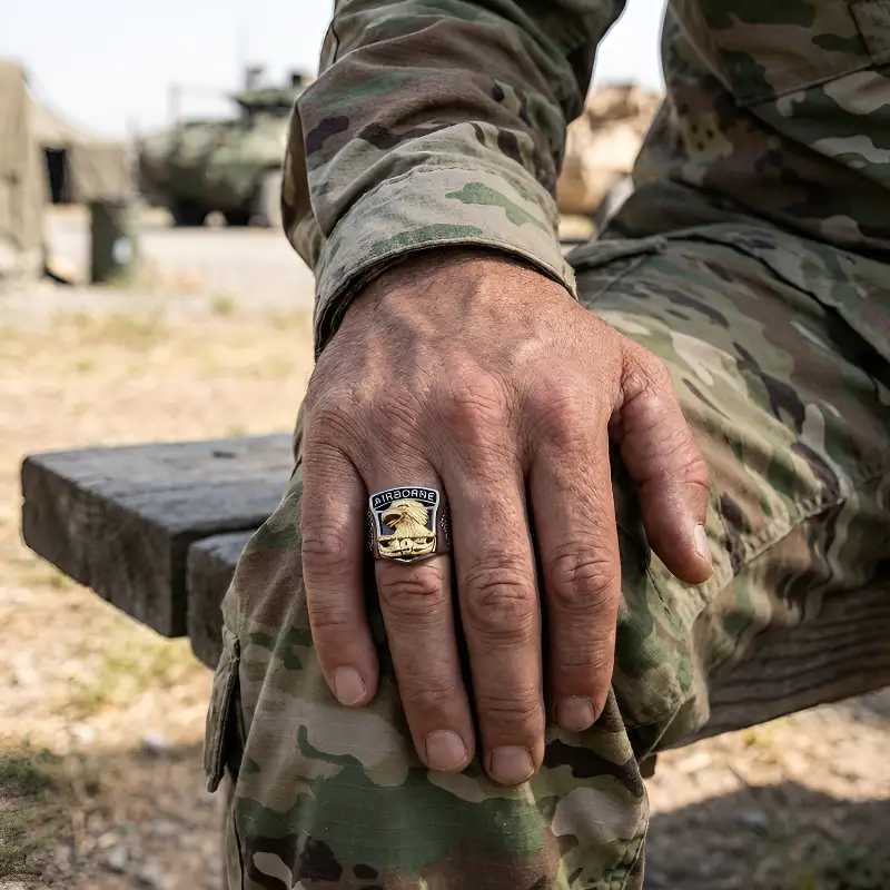 Bague militaire parachutiste - Image 12