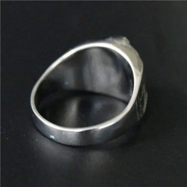 BAGUE MILITAIRE TRÈS DÉTAILLÉE (ARGENT) - Image 7