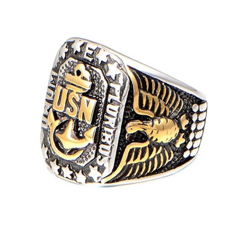BAGUE MILITAIRE - USN POWER (ARGENT) - Image 3