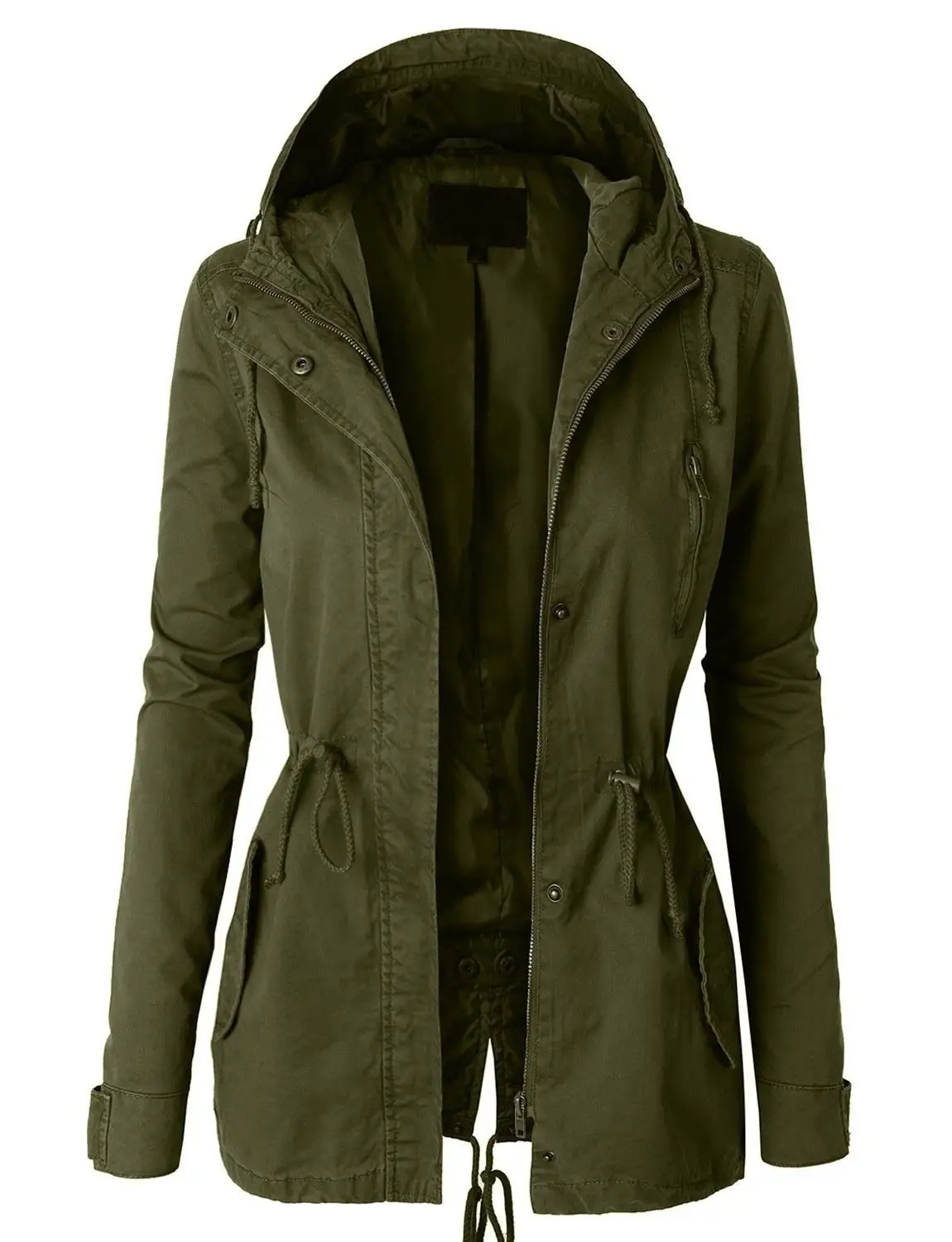 Blouson militaire kaki femme - Image 5