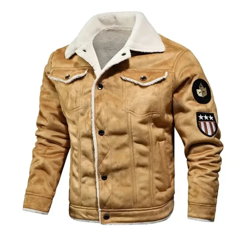 BLOUSON MILITAIRE VINTAGE EFFET CUIR - Image 9