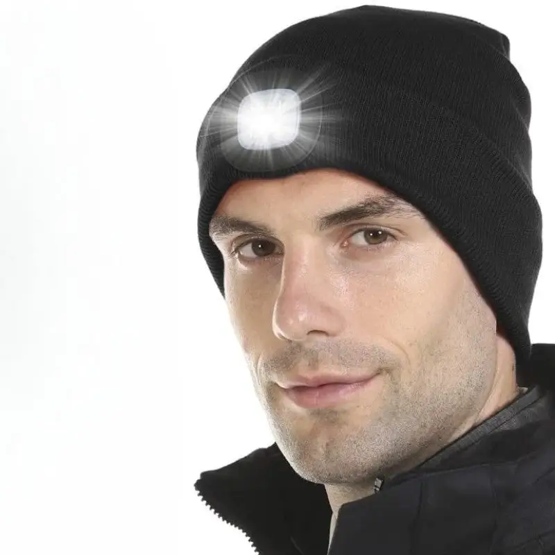 Bonnet avec lampe frontale - Image 3