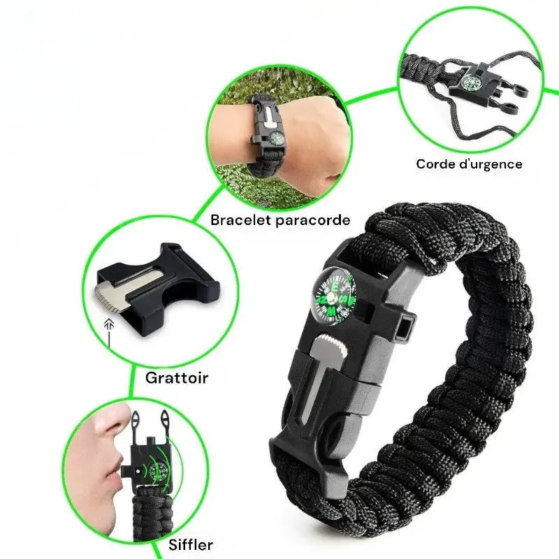 Bracelet militaire survie - Image 3