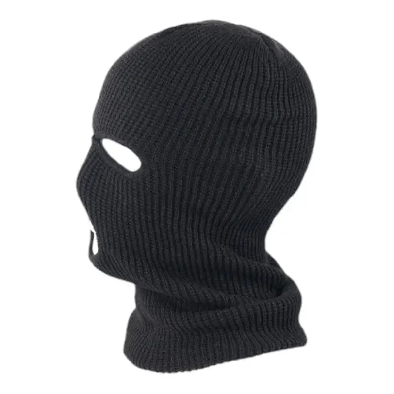 Cagoule militaire noire - Image 3