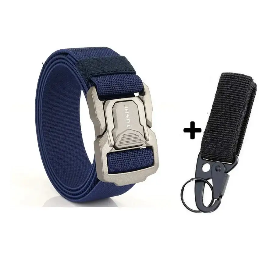Ceinture militaire bleue - Image 4
