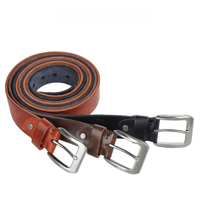 Ceinture militaire cuir marron - Image 16