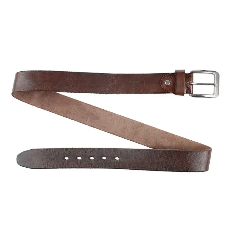 Ceinture militaire cuir marron - Image 5