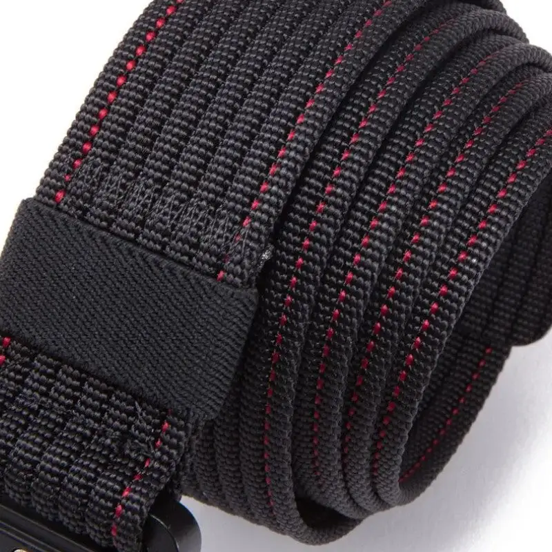 CEINTURE MILITAIRE EN NYLON ROUGE - Image 7