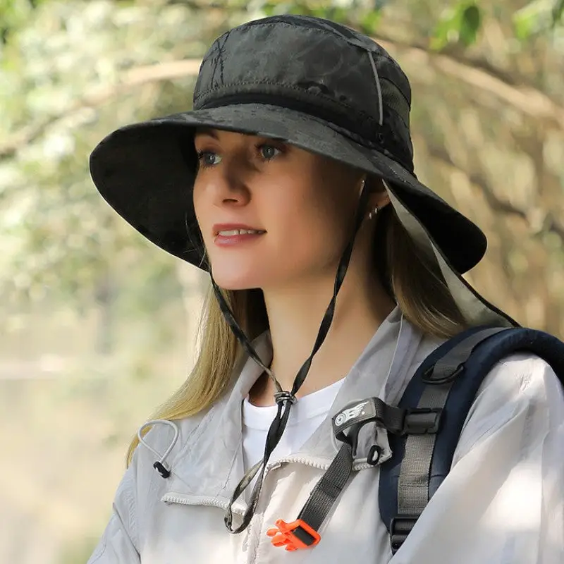 Chapeau de brousse camouflage femme - Image 10
