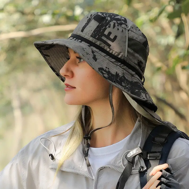 Chapeau de brousse camouflage femme - Image 3