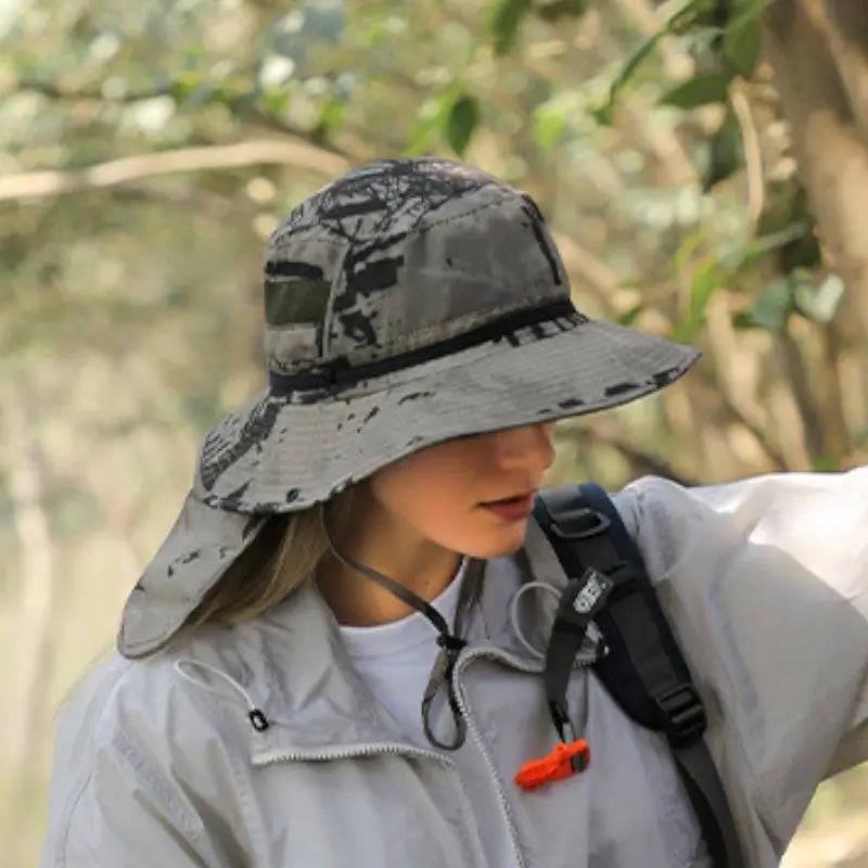 Chapeau de brousse camouflage femme - Image 4