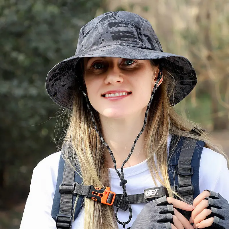 Chapeau de brousse camouflage femme - Image 5