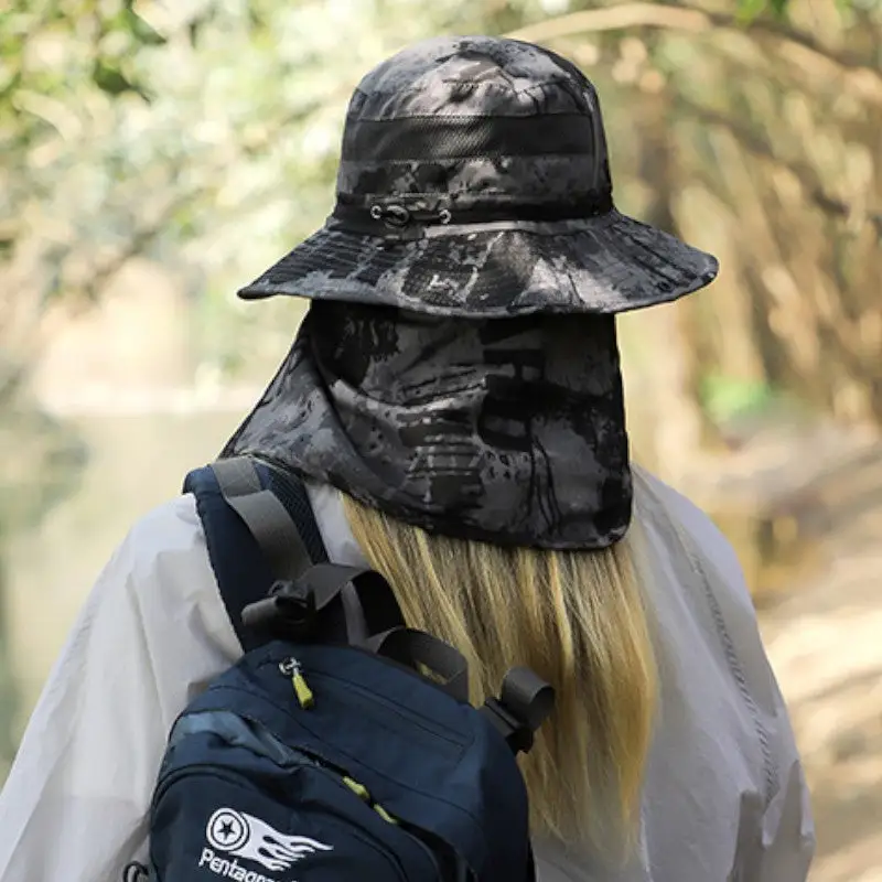 Chapeau de brousse camouflage femme - Image 8