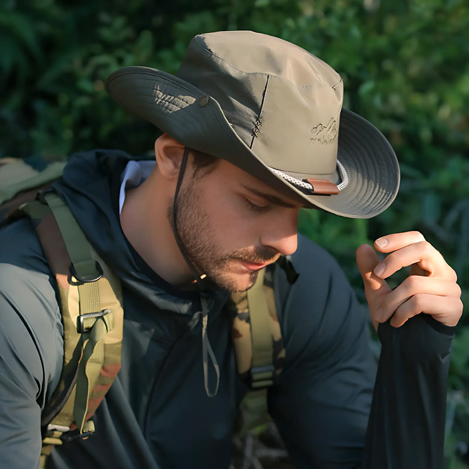 Chapeau randonnée anti-UV respirant - Image 2