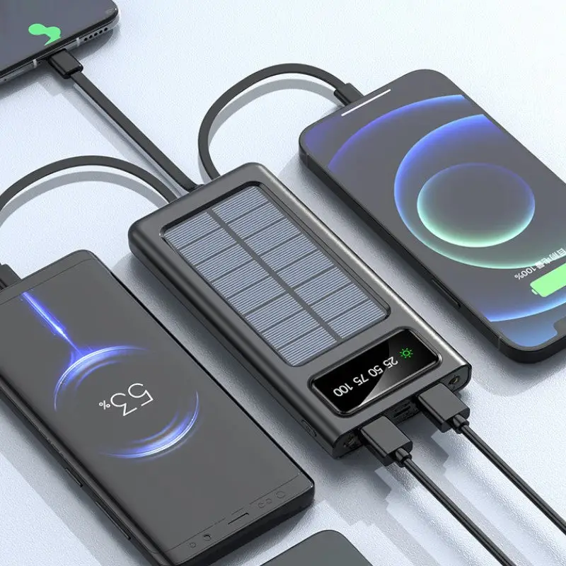 Chargeur solaire avec batterie - Image 3