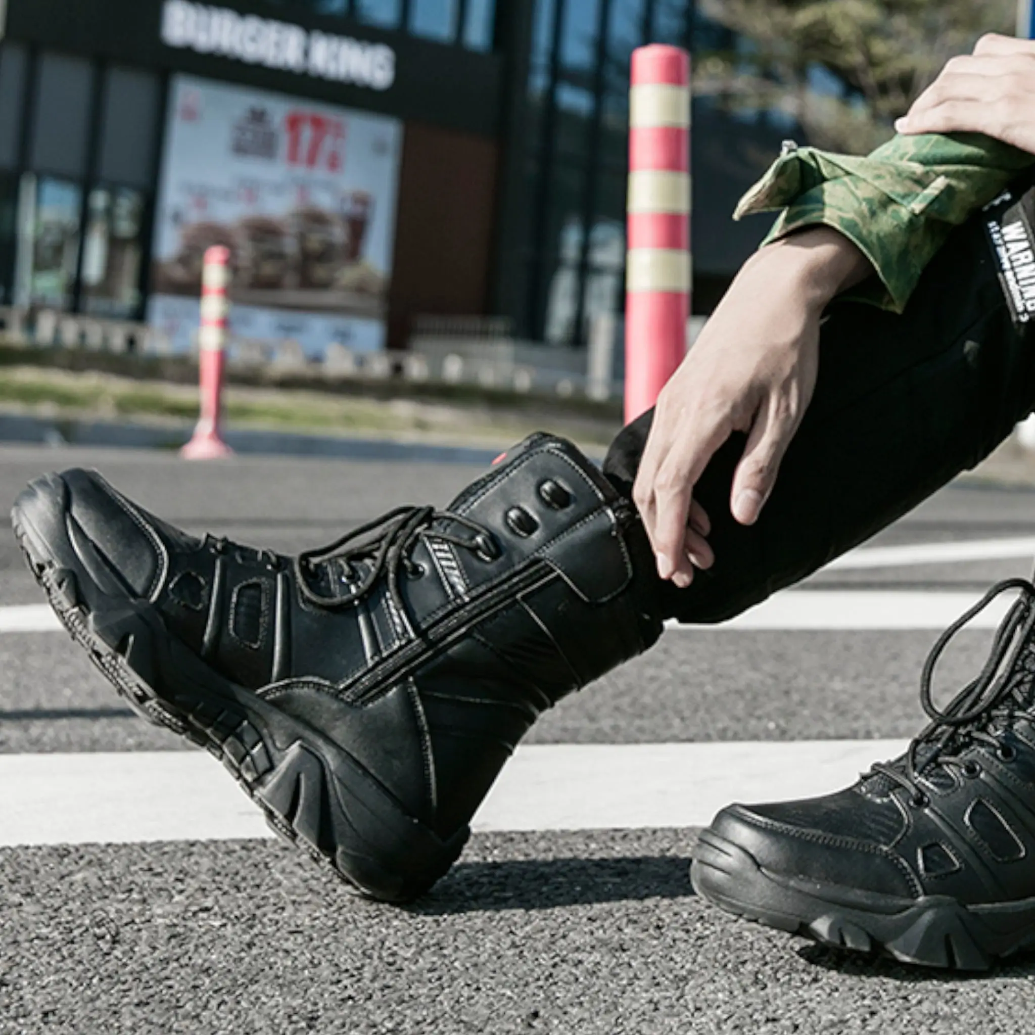 Chaussure homme style rangers - Image 10