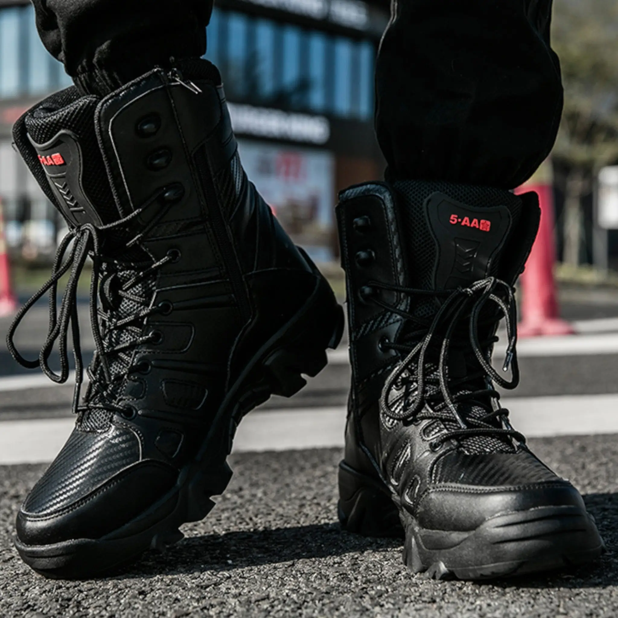 Chaussure homme style rangers - Image 6