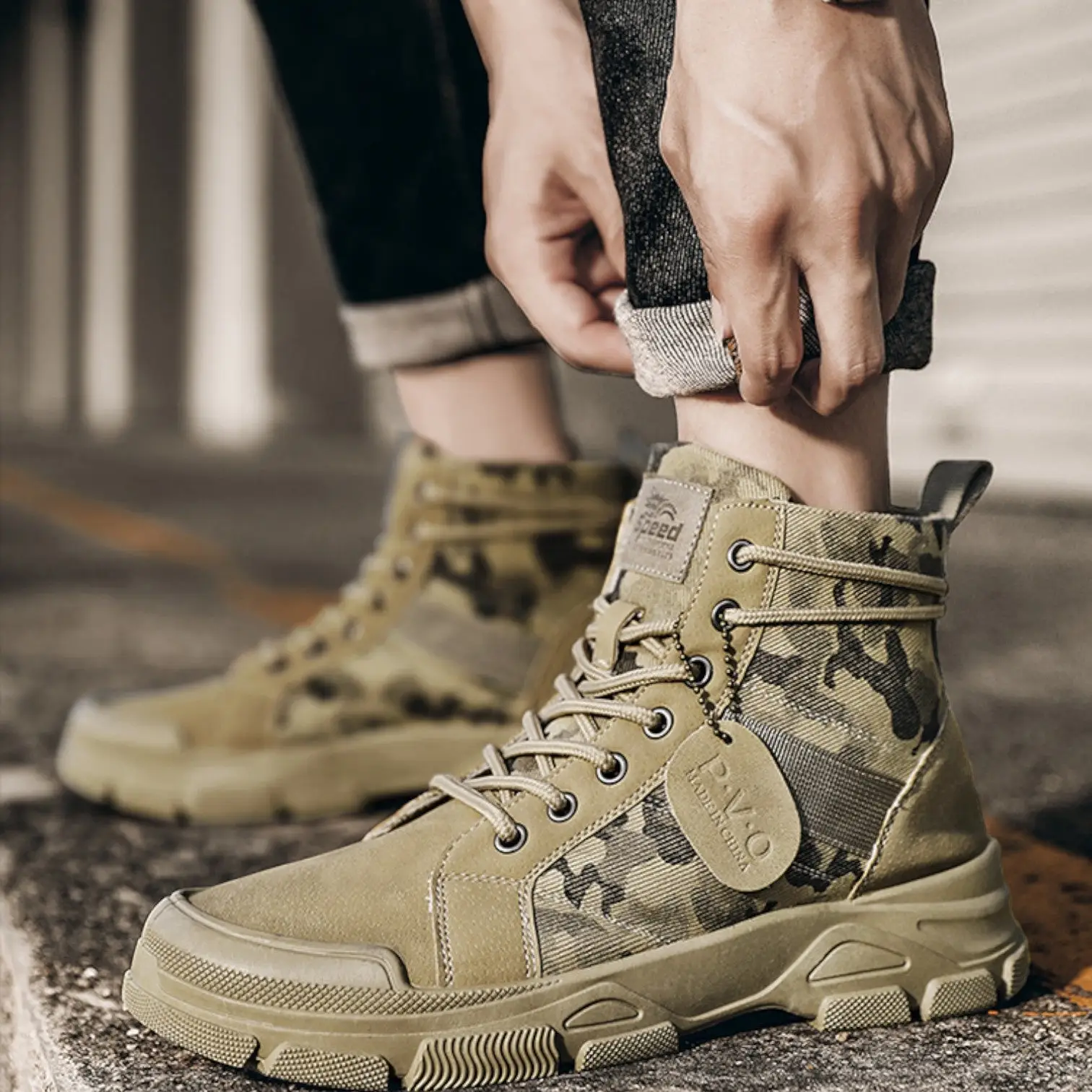 CHAUSSURE MILITAIRE CAMOUFLAGE - Image 7