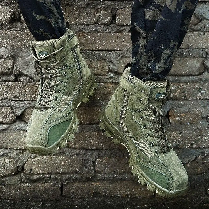 CHAUSSURE MILITAIRE LOOK DECONTRACTE - Image 3