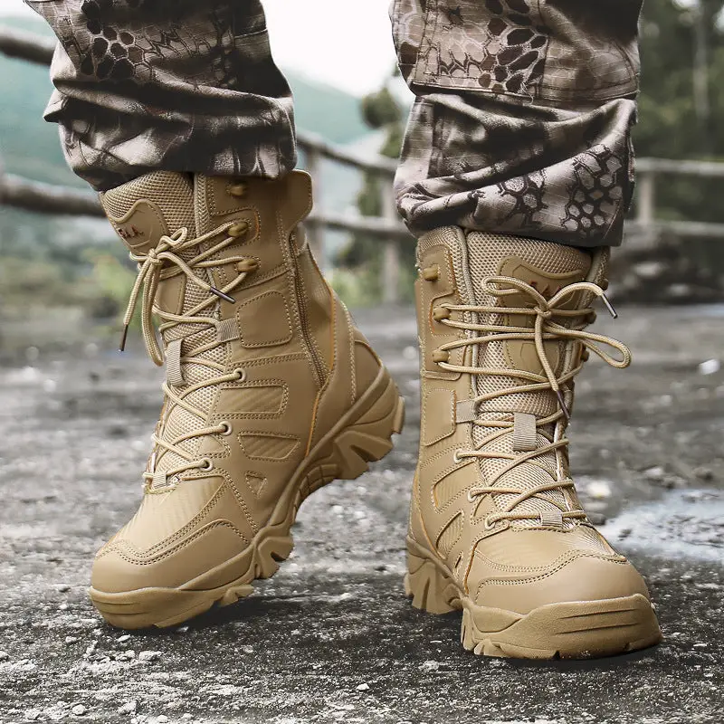 CHAUSSURE MILITAIRE MONTANTE EN CUIRE - Image 11
