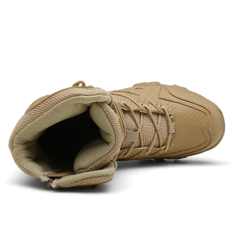 CHAUSSURE MILITAIRE MONTANTE EN CUIRE - Image 3
