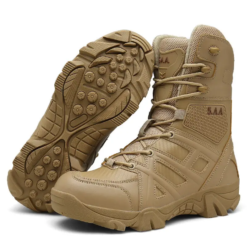 CHAUSSURE MILITAIRE MONTANTE EN CUIRE - Image 9