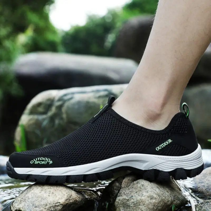 Chaussure randonnée homme sans lacet - Image 9
