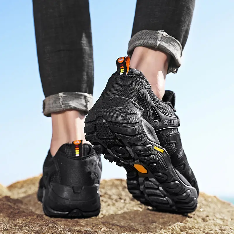 Chaussures basses noires militaires - Image 14