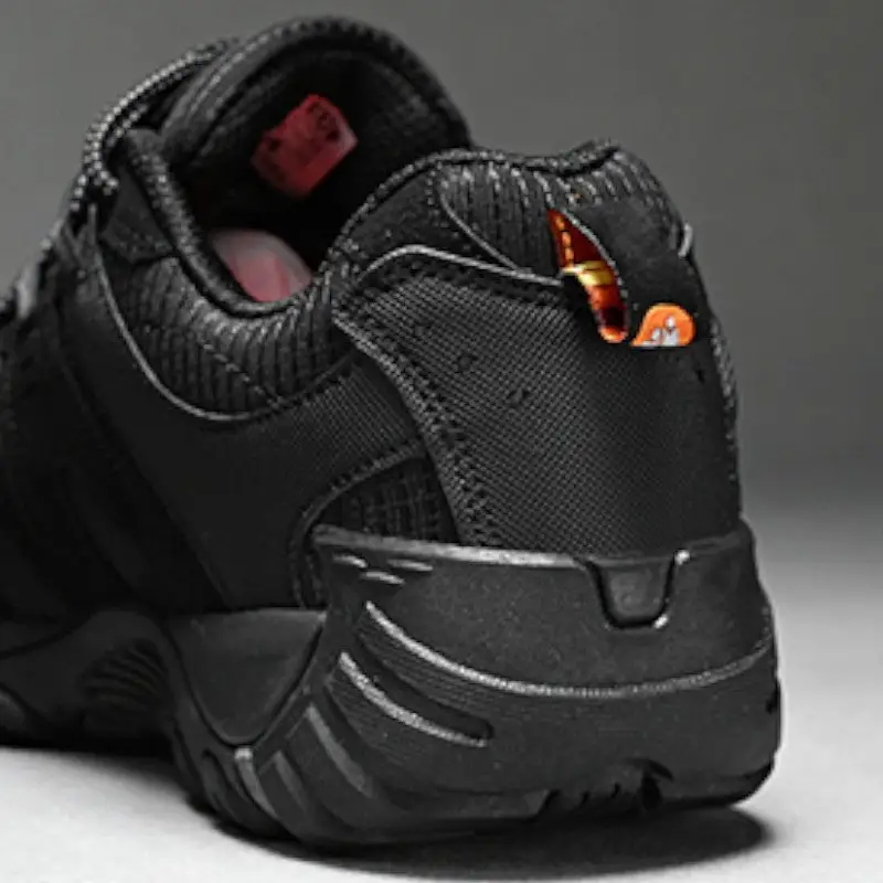 Chaussures basses noires militaires - Image 17
