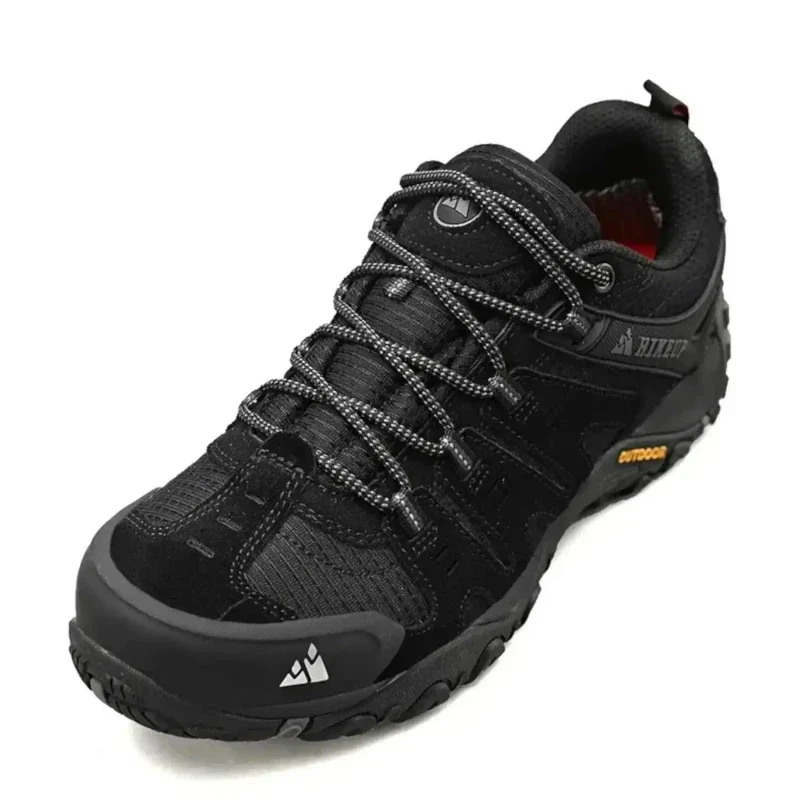 Chaussures basses noires militaires - Image 3