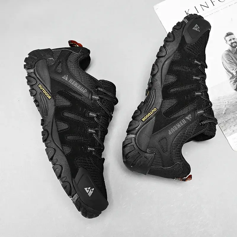 Chaussures basses noires militaires - Image 7