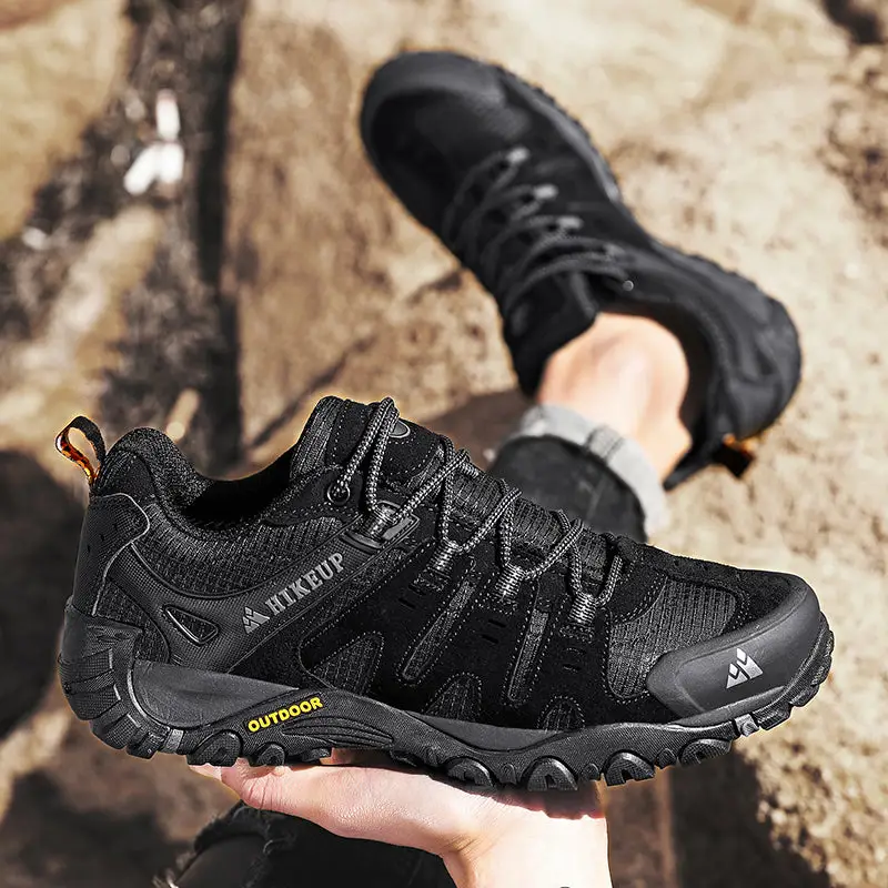 Chaussures basses noires militaires - Image 8