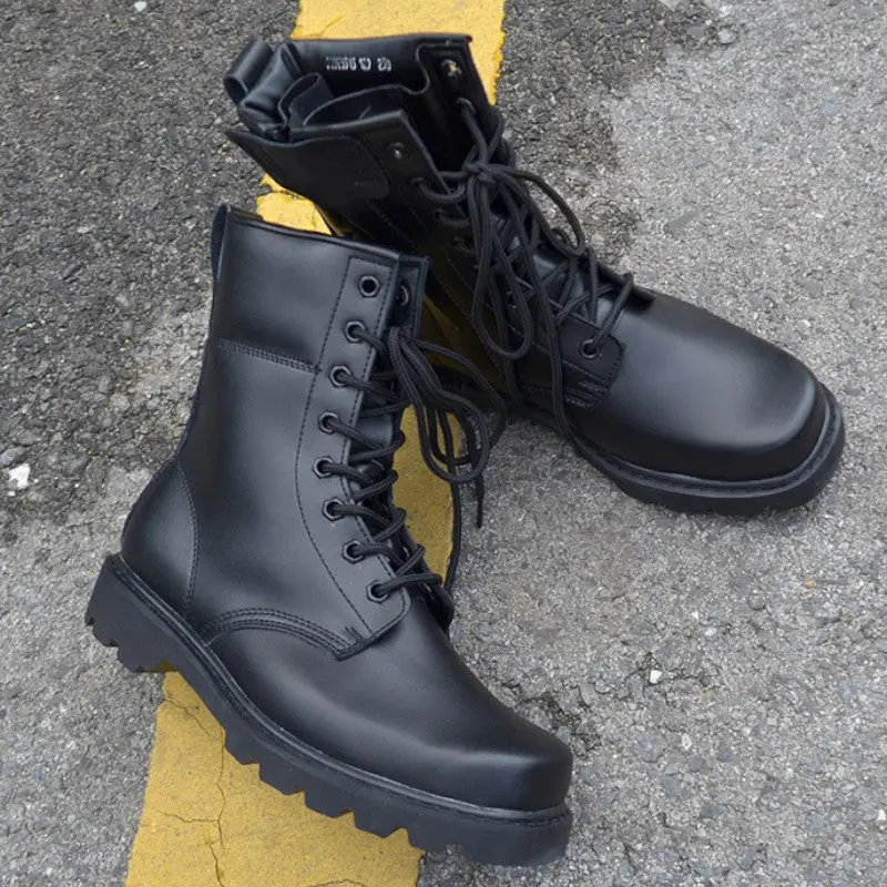 Chaussures militaire noir - Image 9