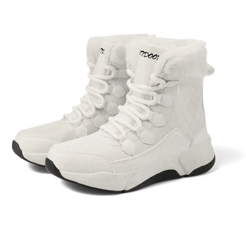 Chaussures noires fourrées femme grand froid - Image 10