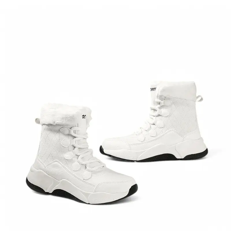 Chaussures noires fourrées femme grand froid - Image 13