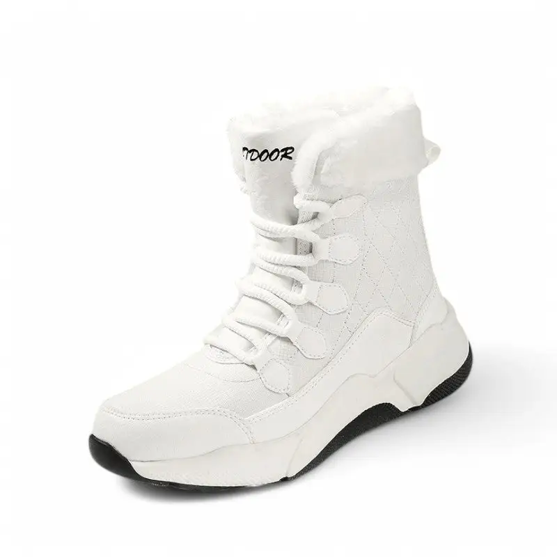 Chaussures noires fourrées femme grand froid - Image 14