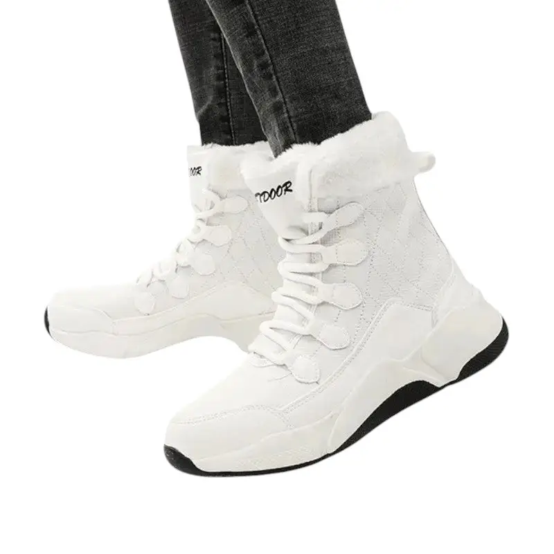 Chaussures noires fourrées femme grand froid - Image 16