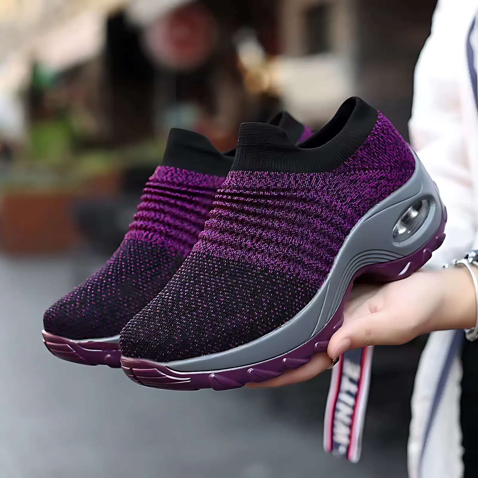 Chaussures randonnées sans lacet femme - Image 4