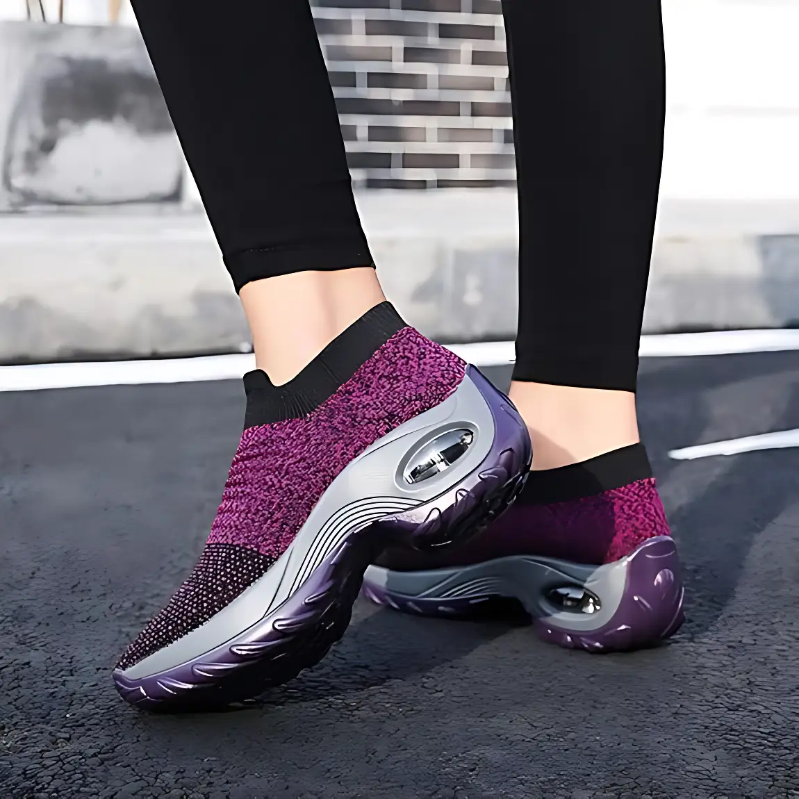 Chaussures randonnées sans lacet femme - Image 5