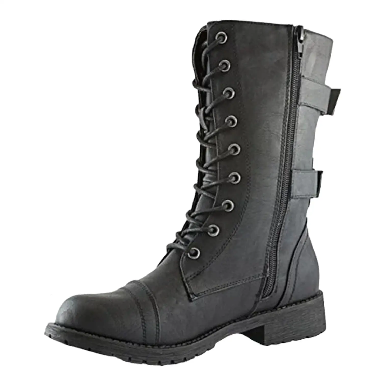 Chaussures style rangers femme - Image 3