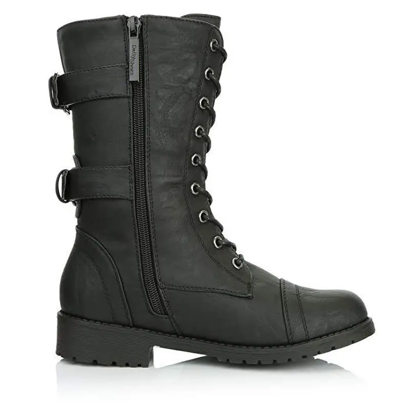 Chaussures style rangers femme - Image 5