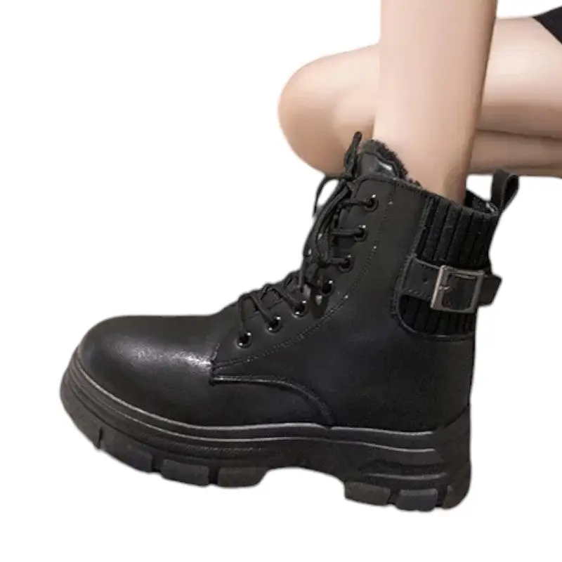 Chaussures type rangers femme - Image 20