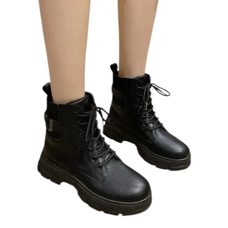 Chaussures type rangers femme - Image 23