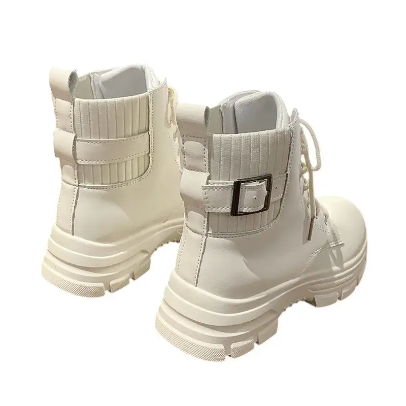 Chaussures type rangers femme - Image 5